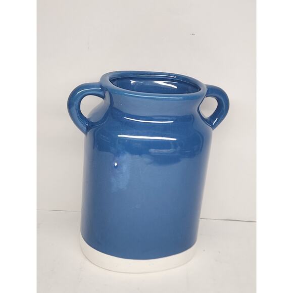 Modern Country “HOME SWEET HOME” Milk Jug Vase Utensil Holder Home Decor Farm - Picture 2 of 3